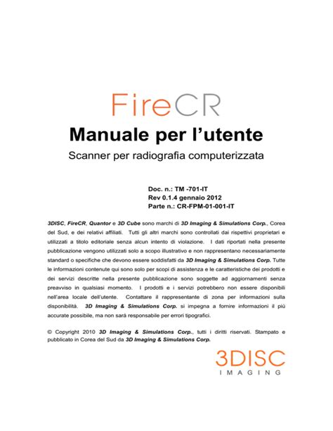 MANUALE PER L’UTENTE .